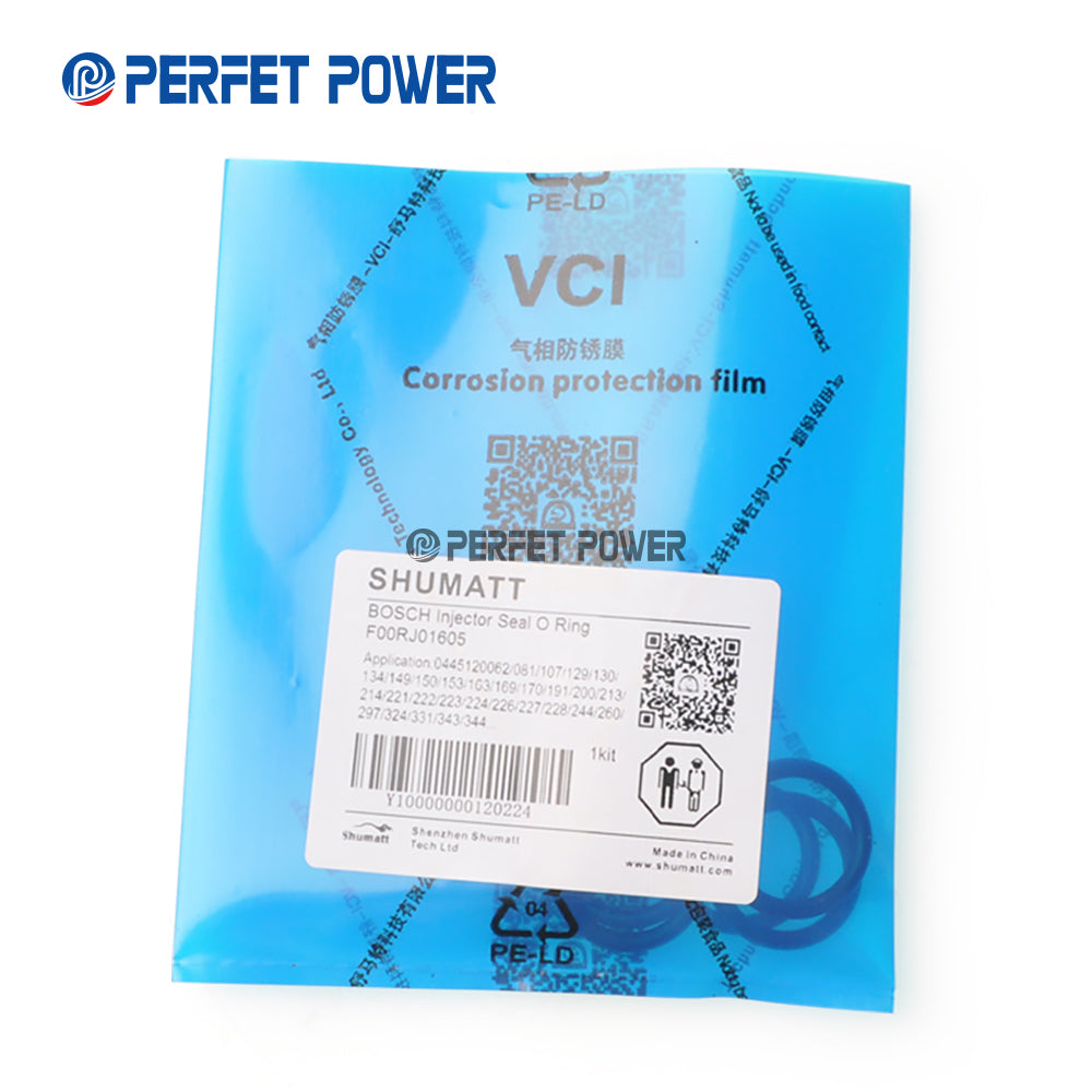 Common Rail O-ring F00RJ01605 for Fuel Injector 0445120224 & 0445120062 081 107 129 130 134