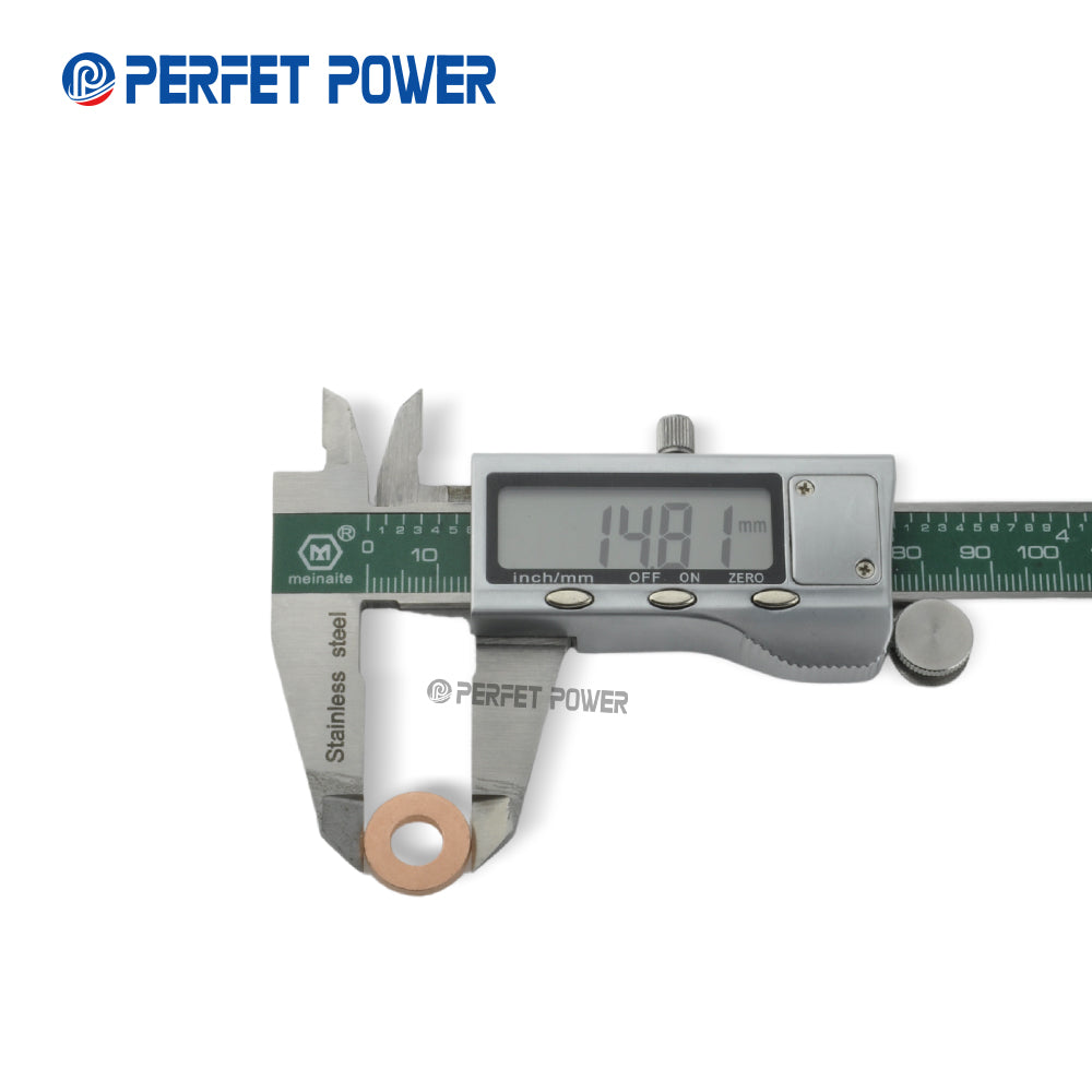 China Made New Common Rail Fuel Injector Copper Gasket & Shims 15 X 7.5 X 2.5 mm