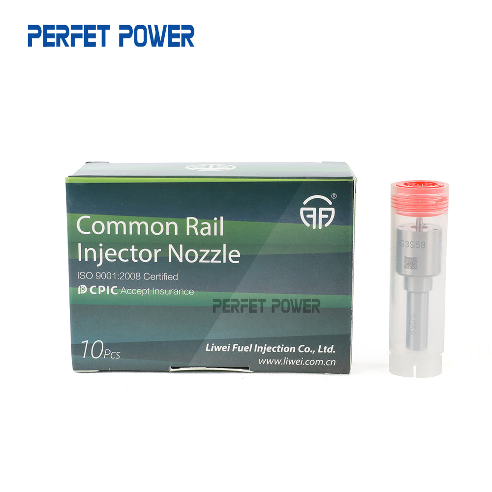G3S58 piezo nozzle China Made G3S58 LIWEI piezo fuel injector nozzle 293400-0580 for G3 # 295050-1240 21785960 Diesel Injector