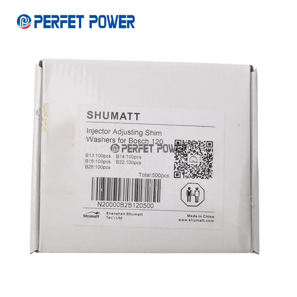 Common Rail Injector Adjustment shims Set (500 pcs) for 120 Series Injector