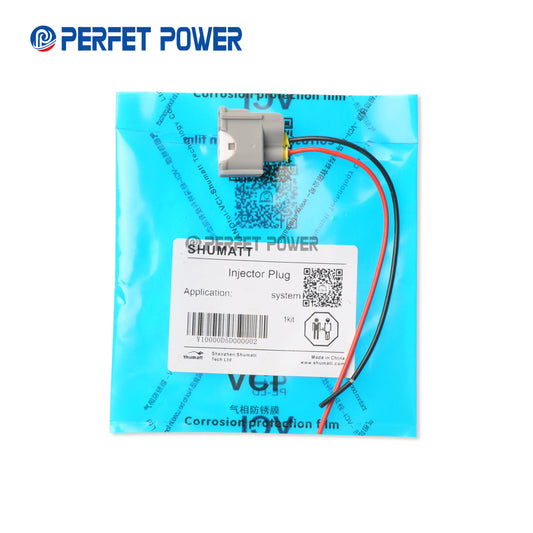 Common Rail Injector Plug 2 PIN Connectors for Diesel Injector