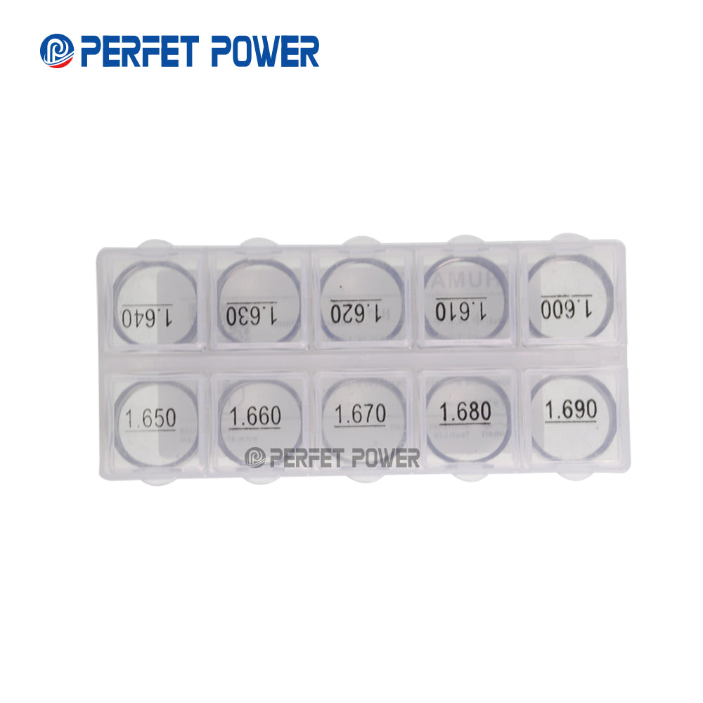 Perfet Power 100PCS Common Rail B27 Fuel Injector Assy Adjusting Washer Shim 1.6-1.69 mm for 095000-5212 5226 5471 5511 6353