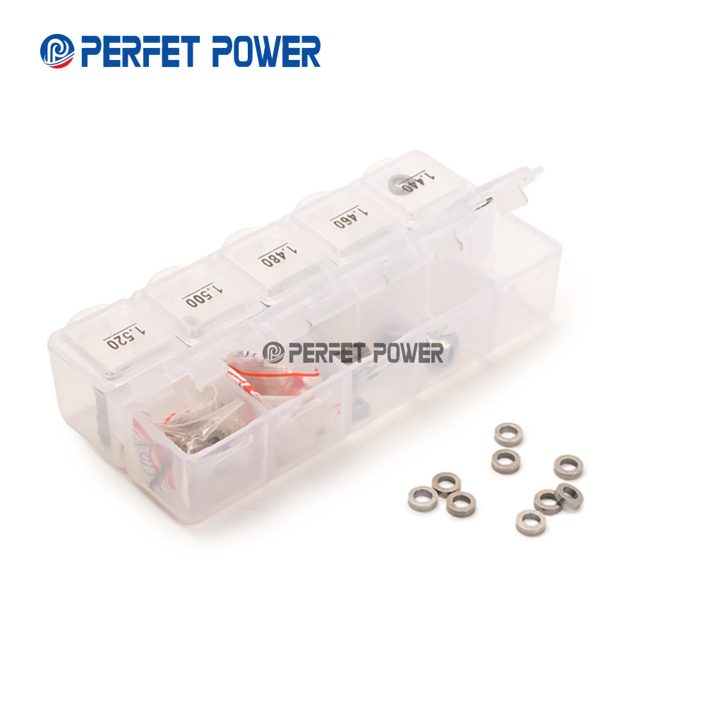 100pcs Common Rail Parts Diesel Injector Valve Assy Adjusting Washer Shims B48 Thickness 1.38-1.56mm