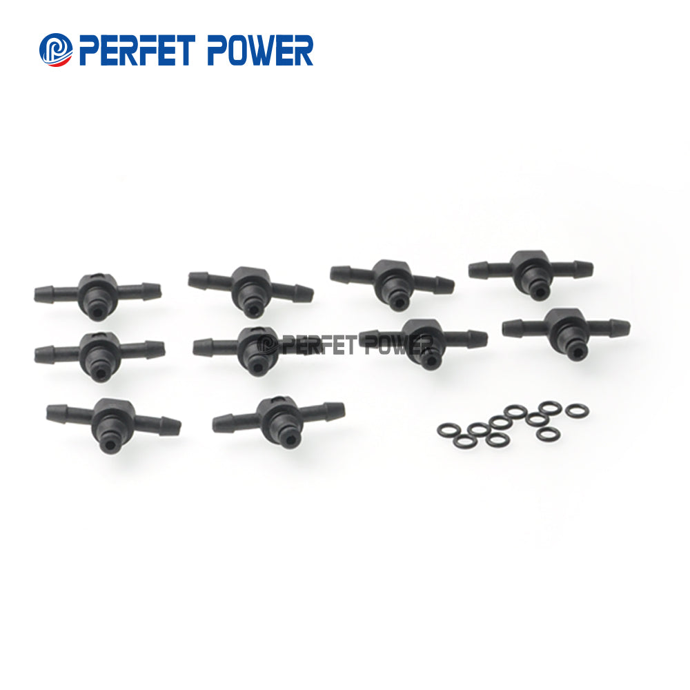 Common rail fuel injector spare parts 10pcs/ Bags China New Fuel injector return plastic tee connector for 110 Diesel Injector