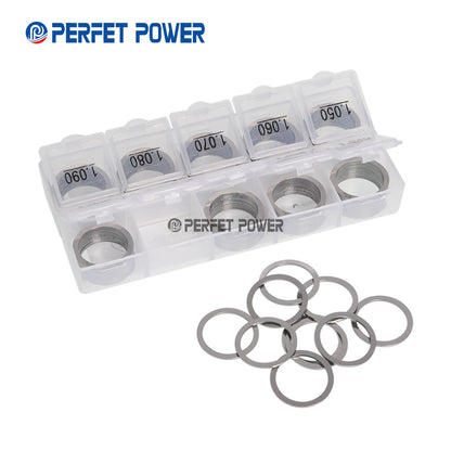 100pcs Common Rail Parts Brand 110 Series Fuel Injector Valve Assy Adjusting Washer Shims B25 Thickness Range 1.000-1.090mm