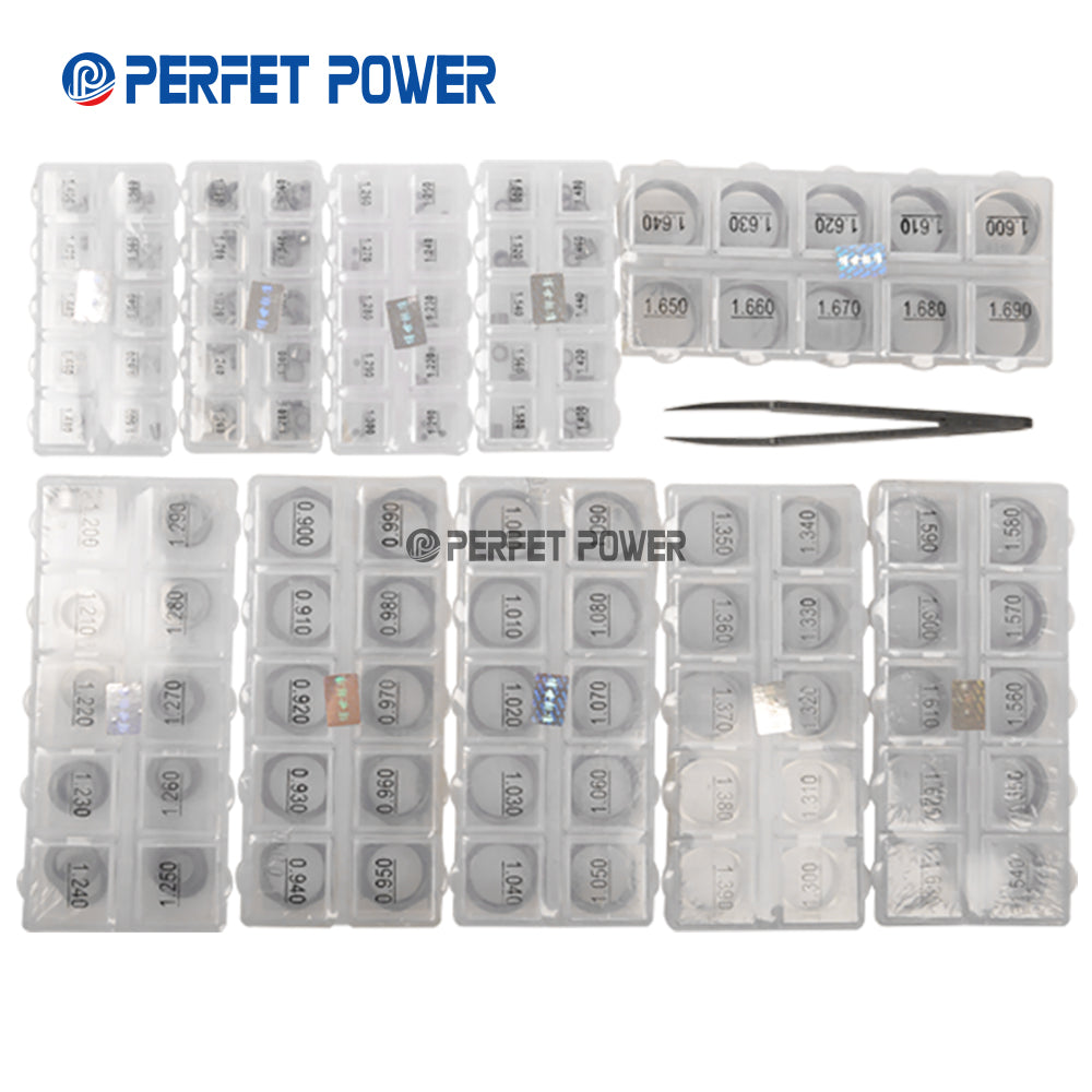 Common Rail Injector Adjustment Shims Set for Fuel Injector 500 pieces