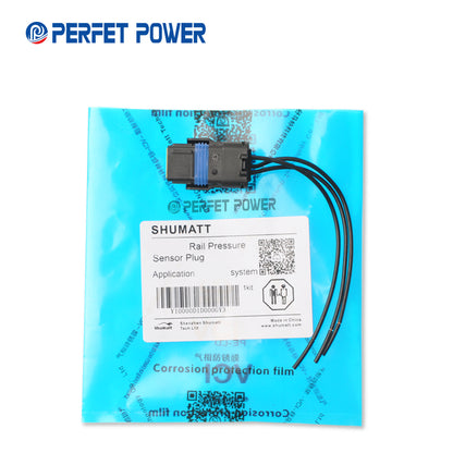 Common rail Pressure Sensor Plug with three wires & diesel fuel injector part