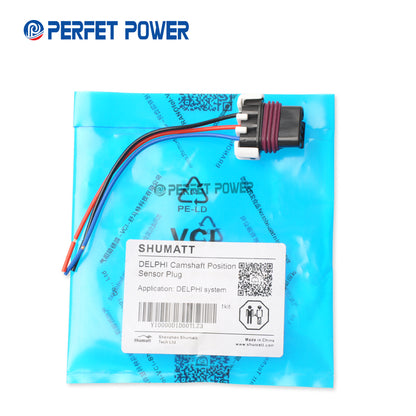 Common rail Camshaft Sensor Plug with three wires & diesel fuel injector part